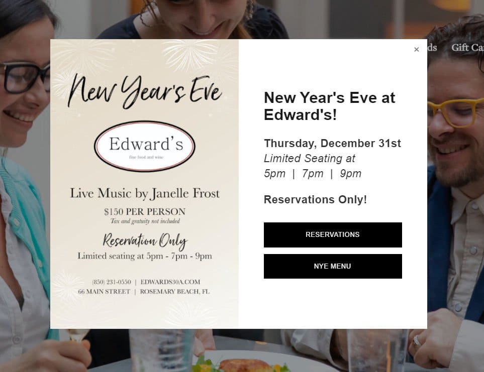 Events https://30aescapes.icnd-cdn.com/images/events/rosemary beach new years eve dinner at edwards.jpg